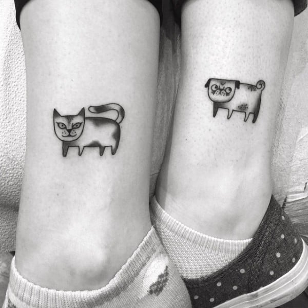 25 diseños de tatuajes pequeños para mejores amigas