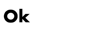 Logo OKChicas footer transparente y blanco