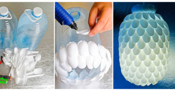 21 Originales y CREATIVAS lámparas que puedes hacer tú misma con objetos de uso diario