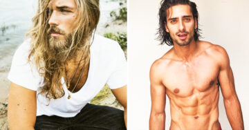 20 Fotos de hombres con cabello largo que te dejarán visualmente embarazada ¡Son tan sexys!
