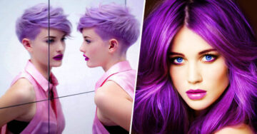 Color púrpura: La última tendencia para teñir tu cabello este otoño. ¡Te encantará!