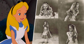 Fotos revelan como los animadores de Disney usaron una modelo real para dibujar “Alicia en el país de las Maravillas”