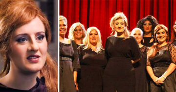 Adele se disfrazó de ella misma para un concurso de imitadoras de Adele