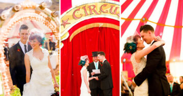 Esta es la mejor boda inspirada en el estilo vintage y el circo. ¡La combinación perfecta!
