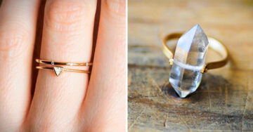 30 Increíbles anillos de compromiso minimalistas que son la perfección absoluta. ¡Son hermosos!