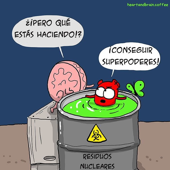 Corazón Vs Cerebro Cómic Awkward Yeti