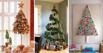 25 Increíbles y creativos árboles de navidad que fueron más allá de lo común