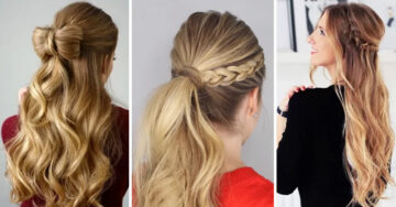 20 Increíbles y elegantes maneras de peinar tu cabello para las fiestas de fin de año