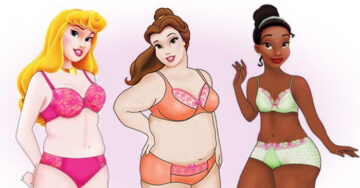 Las princesas de Disney están de vuelta pero ahora convertidas en mujeres ‘curvy’ en lencería