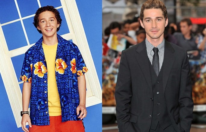 Shia LaBeouf antes y después