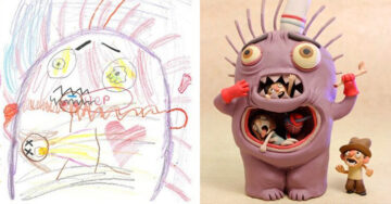 Artistas profesionales recrearon de una manera maravillosa los monstruos que los niños imaginan
