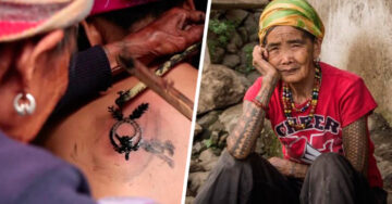 Esta mujer es la última tatuadora de la tribú Kalinga ¡Su práctica es de hace más de mil años!