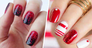 20 Increíbles diseños para decorar tus uñas con un intenso color rojo pasión