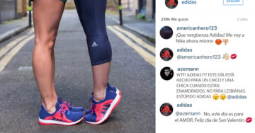 Adidas respondió de manera brillante a los comentarios homófobos del día de San Valentín ¡Aplausos!