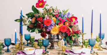 20 Hermosas y elegantes ideas de arreglos florales para tus centros de mesa