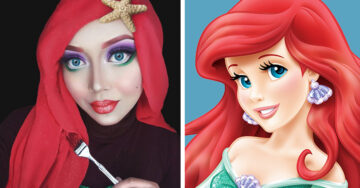 Esta mujer usa su Hiyab para recrear a las princesas de Disney de manera idéntica
