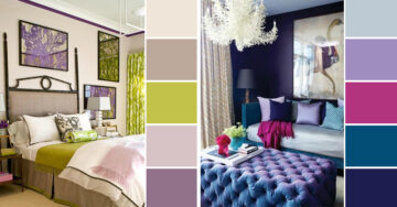 15 Divertidas combinaciones de colores que harán que tu dormitorio sea tu lugar favorito