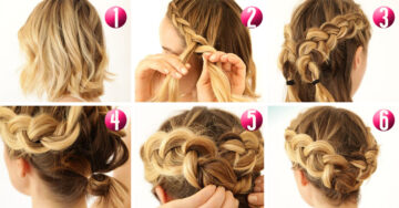 10 Sencillos tutoriales de peinados para cabello corto que puede usar en cualquier ocasión