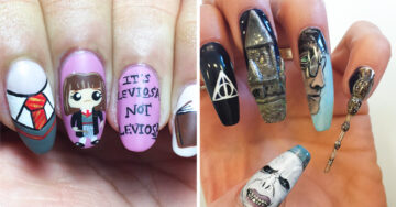 20 Increíbles diseños de uñas inspirados en Harry Potter que hasta los muggles querrán usar