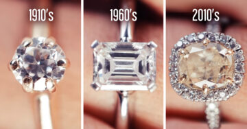 Así es como han cambiando los anillos de compromiso en los últimos 100 años