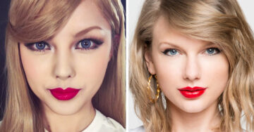 Una chica coreana se transformó en la doble de Taylor Swift con sólo un poco de maquillaje