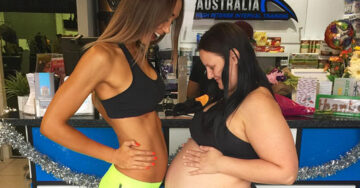 Esta foto de dos mujeres embarazadas se ha vuelto viral y la razón te hará alucinar