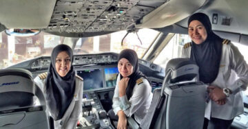 Primera Aerolínea con tripulación totalmente femenina rompe paradigmas en Arabia Saudita