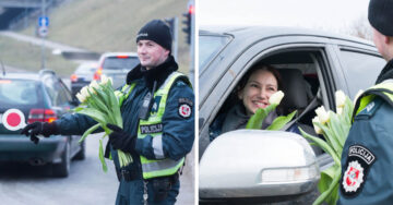 Esto es lo que hacen los policías lituanos para conmemorar el Día Internacional de la Mujer