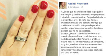 Esta mujer fue criticada por el tamaño de su anillo de boda; Lo que responde es una lección de amor