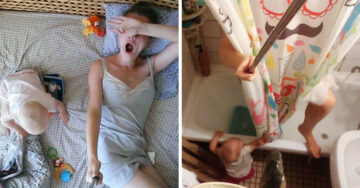 Esta mujer documentó lo que significa ser madre cada día con ayuda de un ‘selfie stick’