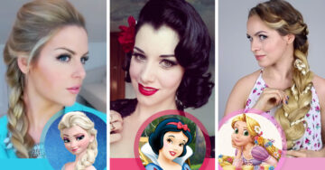 10 Ideas de peinados inspirados en las películas de Disney que te harán lucir como una princesa