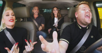 Gwen Stefani, George Clooney y Julia Roberts enloquecieron a Internet en ‘Karaoke en el auto’