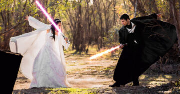 Esta alucinante boda al estilo Star Wars te dejará con la mandíbula hasta el piso