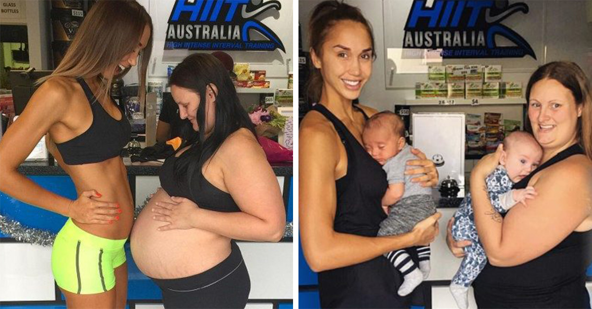 mujer australiana embarazada