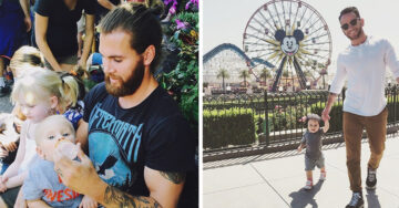 35 Fotos que demuestran que los hombres más guapos y tiernos se encuentran en Disney ¡Con sus hijos!