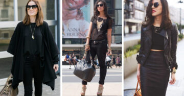 20 Impresionantes looks que tienes que probar si eres una chica que ama vestir de negro