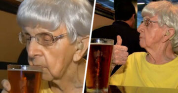 Anciana de 103 años, revela el secreto de su longevidad: “Bebo una cerveza todos los días”