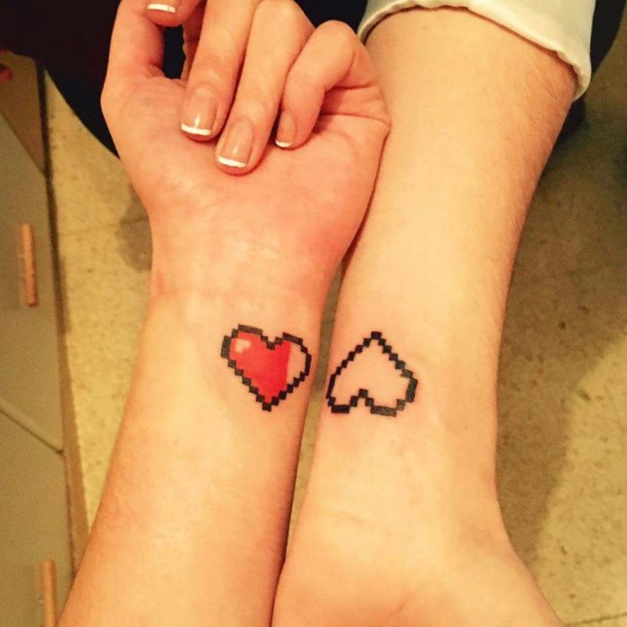 Tatuajes de corazón. 