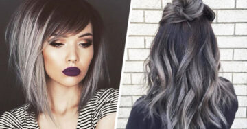 ¡El cabello en degradé gris es lo de hoy! Esta nueva tendencia está inundando la cabeza de las mujeres