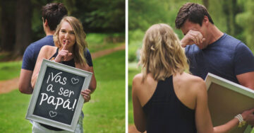 Ella planeó una sesión de fotos para decirle a su esposo que sería papá; ¡Su reacción es fabulosa!