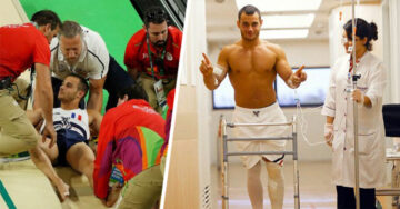 El gimnasta que conmocionó al mundo con su fractura en las Olimpiadas, envió un emotivo mensaje