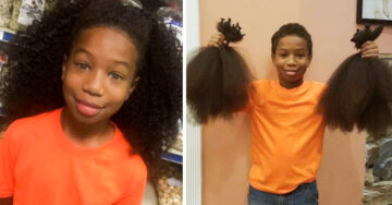 Este niño tiene un corazón gigantesco; dejó crecer su cabello para donarlo a una niña con cáncer
