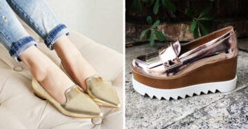 15 Diseños de zapatos metálicos ideales para el otoño