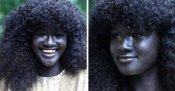 Esta modelo demuestra que la belleza es mucho más que un color la piel