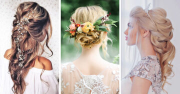 15 Peinados de novia dignos de una princesa de Disney que deberías llevar el día de tu boda