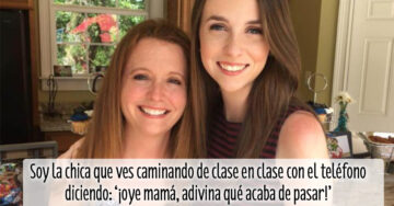 Esta chica siempre habla con su mamá ¡No eres la única!