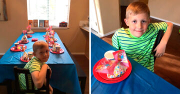 Nadie asiste al cumpleaños de su hijo y ella decide enviar un llamado de atención al mundo