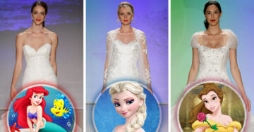 11 princesas de Disney inspiran hermosos vestidos de novia ¡Increíble!