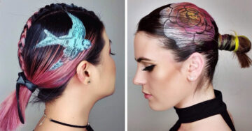 Conoce la increíble tendencia para el cabello que se apodera de Instagram: Hair stencil