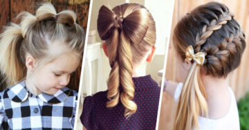 20 increíbles ideas de peinados para niña; ¡Tienes que intentarlos!